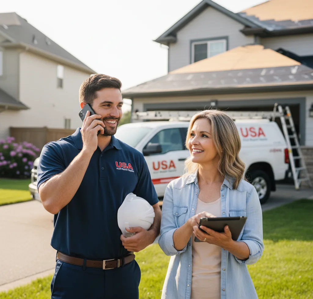 USA Roof Repair Experts customer support in Spotsylvania